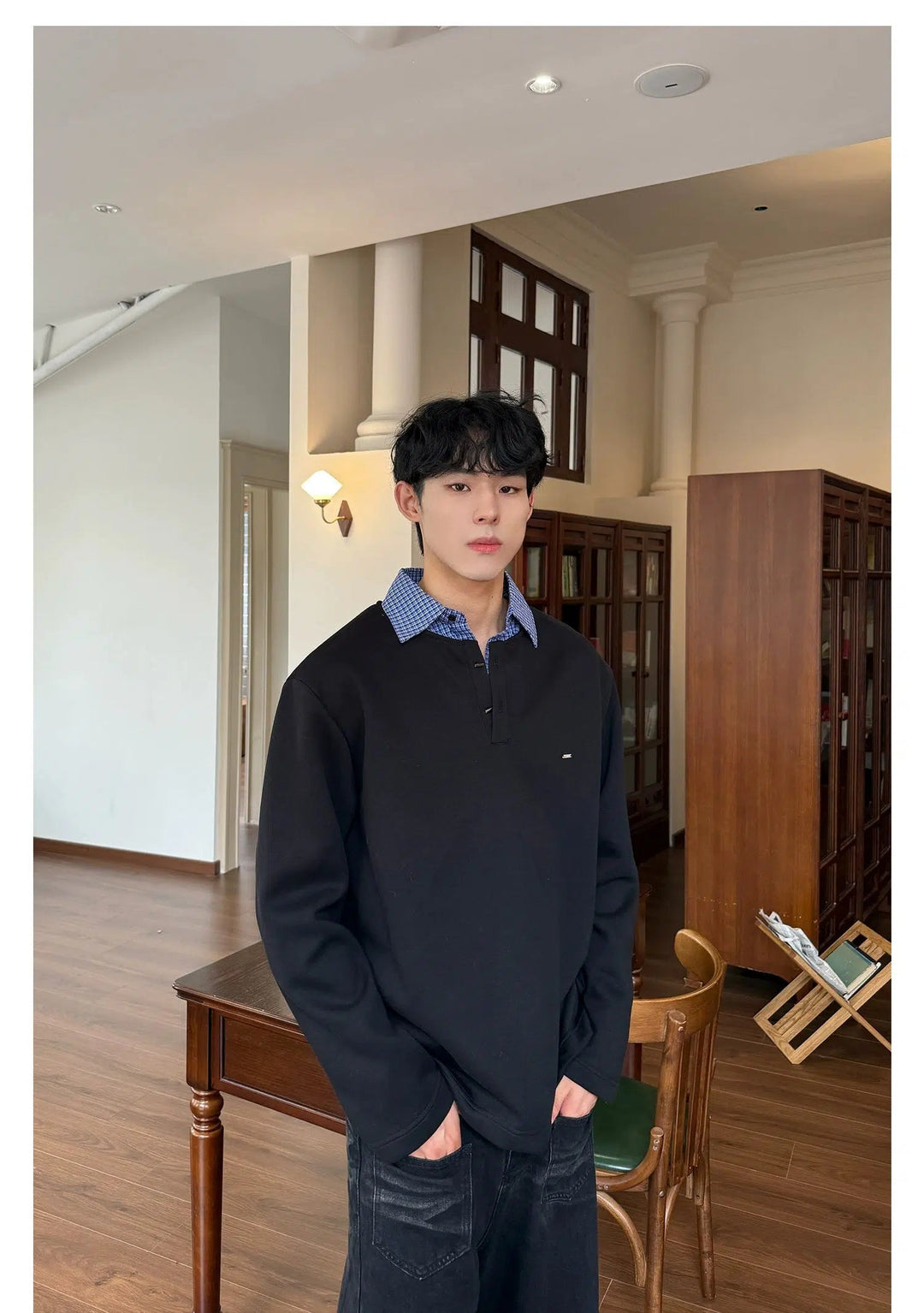 Collared Long Sleeve Shirt