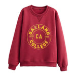College Sweatshirt and Pants Set