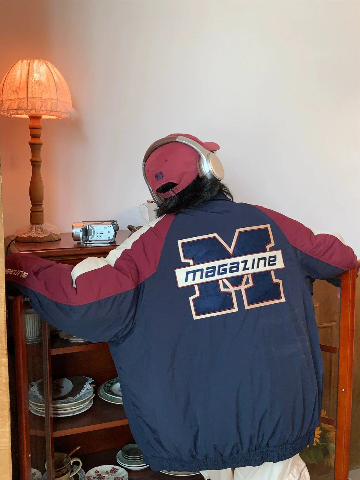 Color Block Quilted Track Jacket