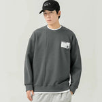 Color Block Round Neck Sweatshirt