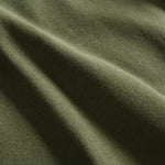 Color Block Velvet Crew Neck Pullover