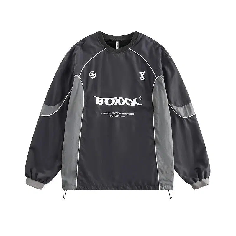 Color Block Waterproof Pullover