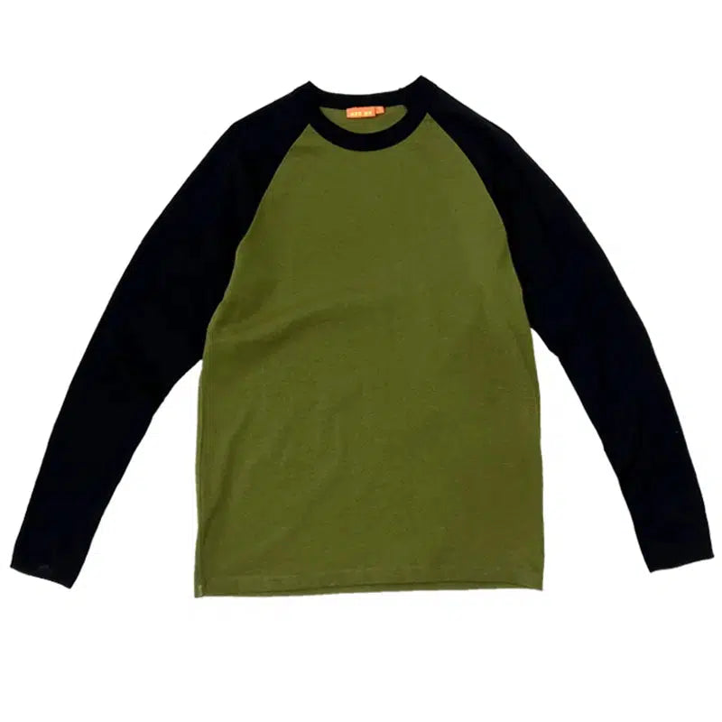 Color Matching Long Sleeve Shirt