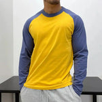 Color Matching Long Sleeve Shirt