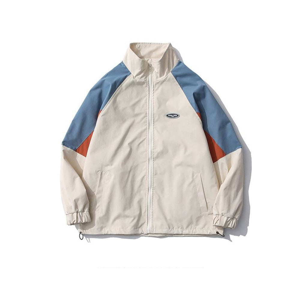 Color-blocked Workwear Jacket