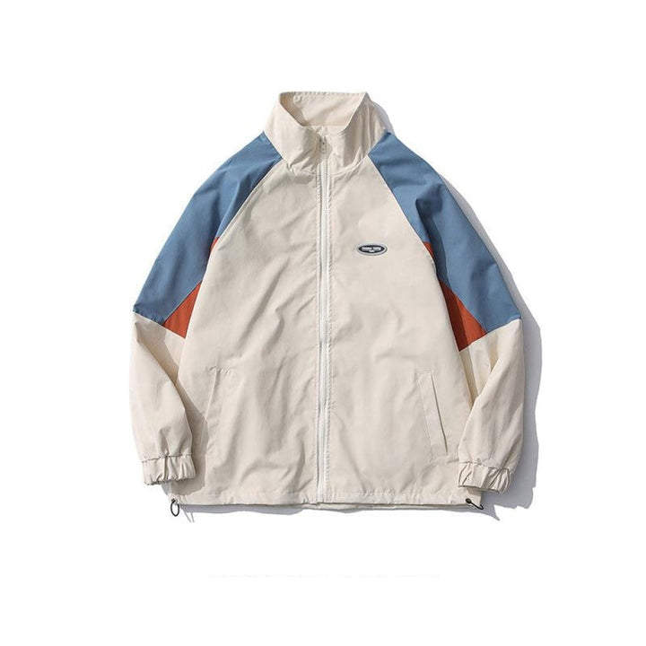 Color-blocked Workwear Jacket