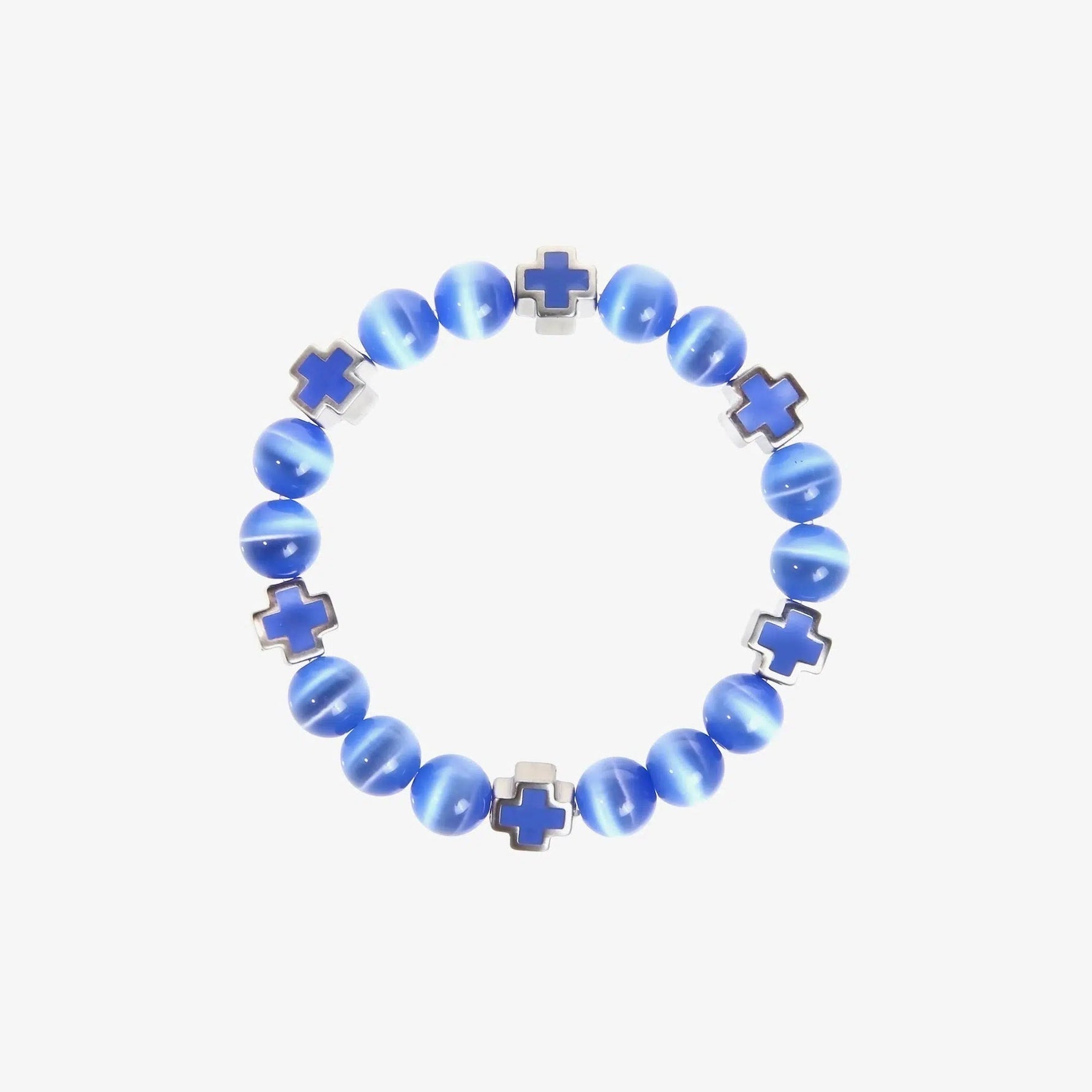 Colored Glass Bead Bracelet