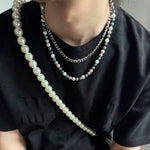 Colored Pearl Necklace