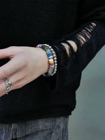 Colored Volcanic Stone Bracelet