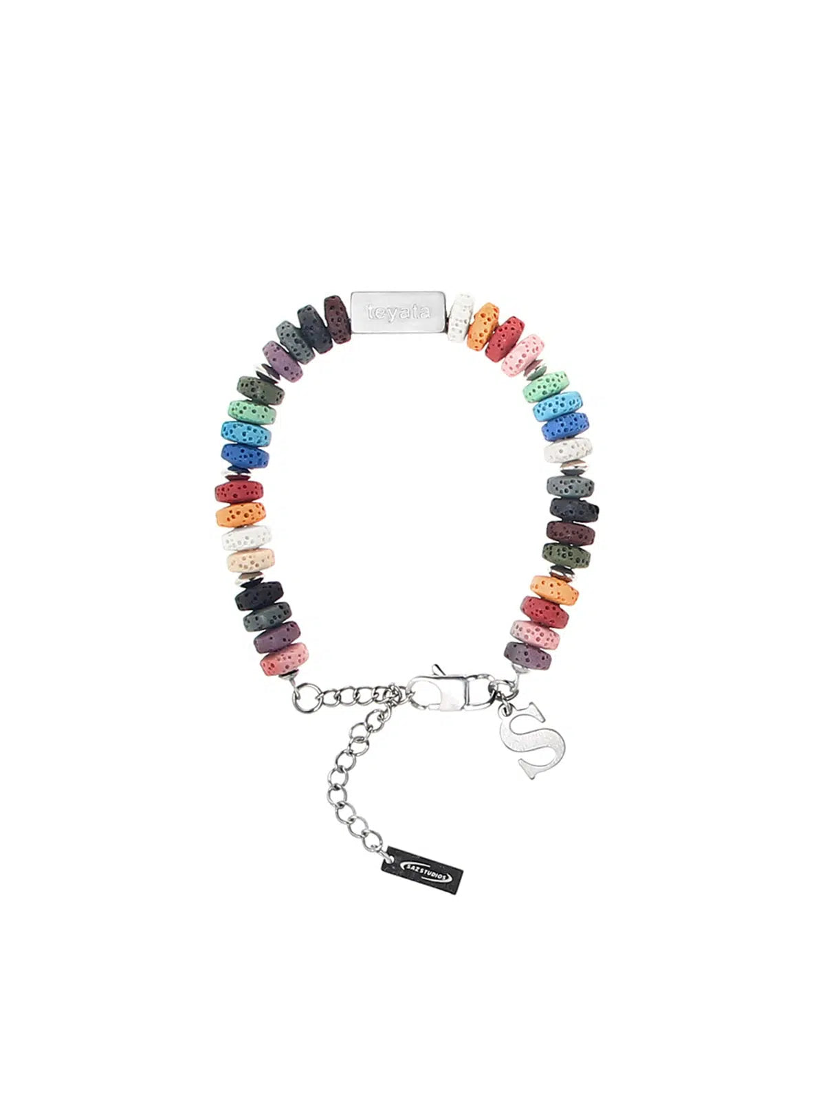 Colored Volcanic Stone Bracelet