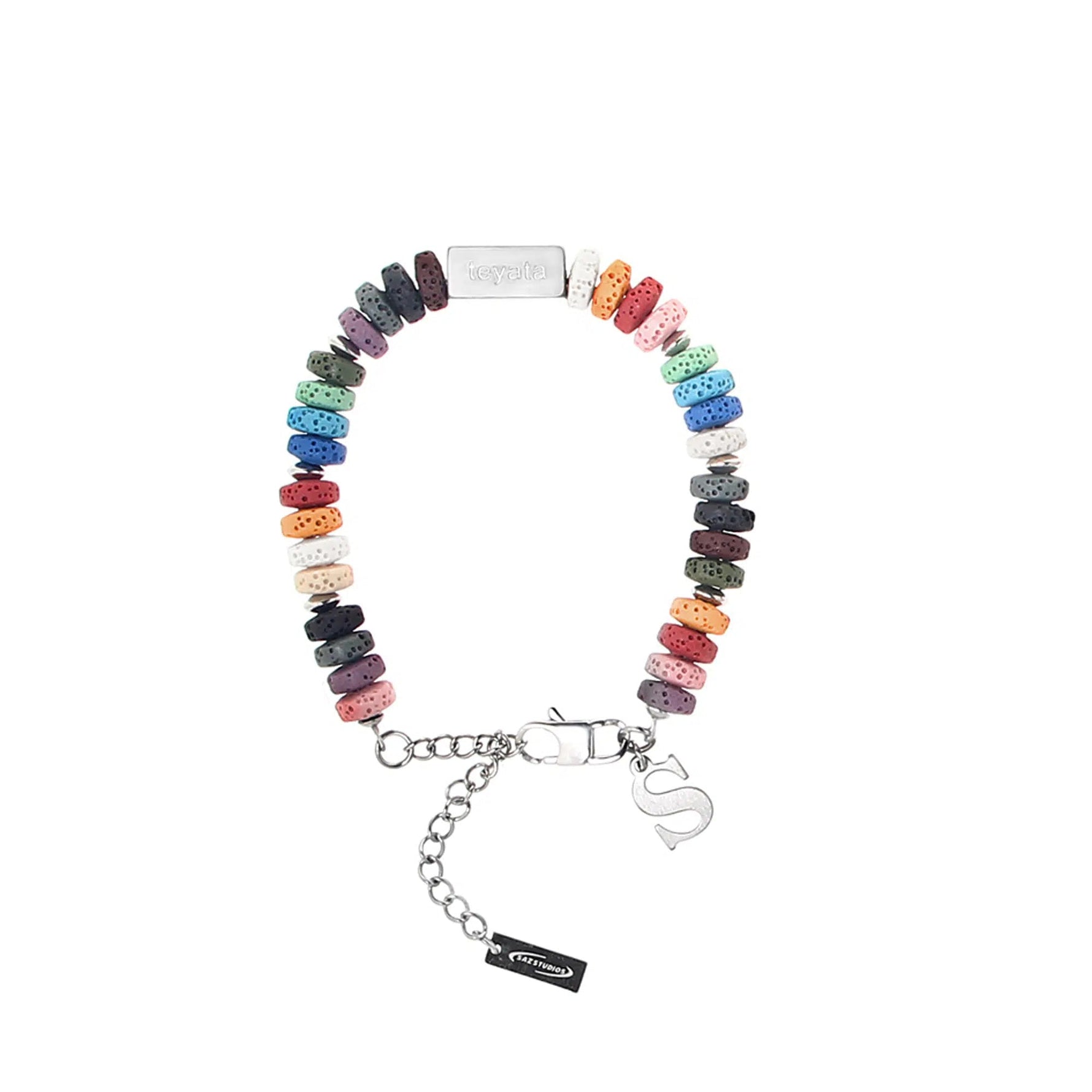 Colored Volcanic Stone Bracelet
