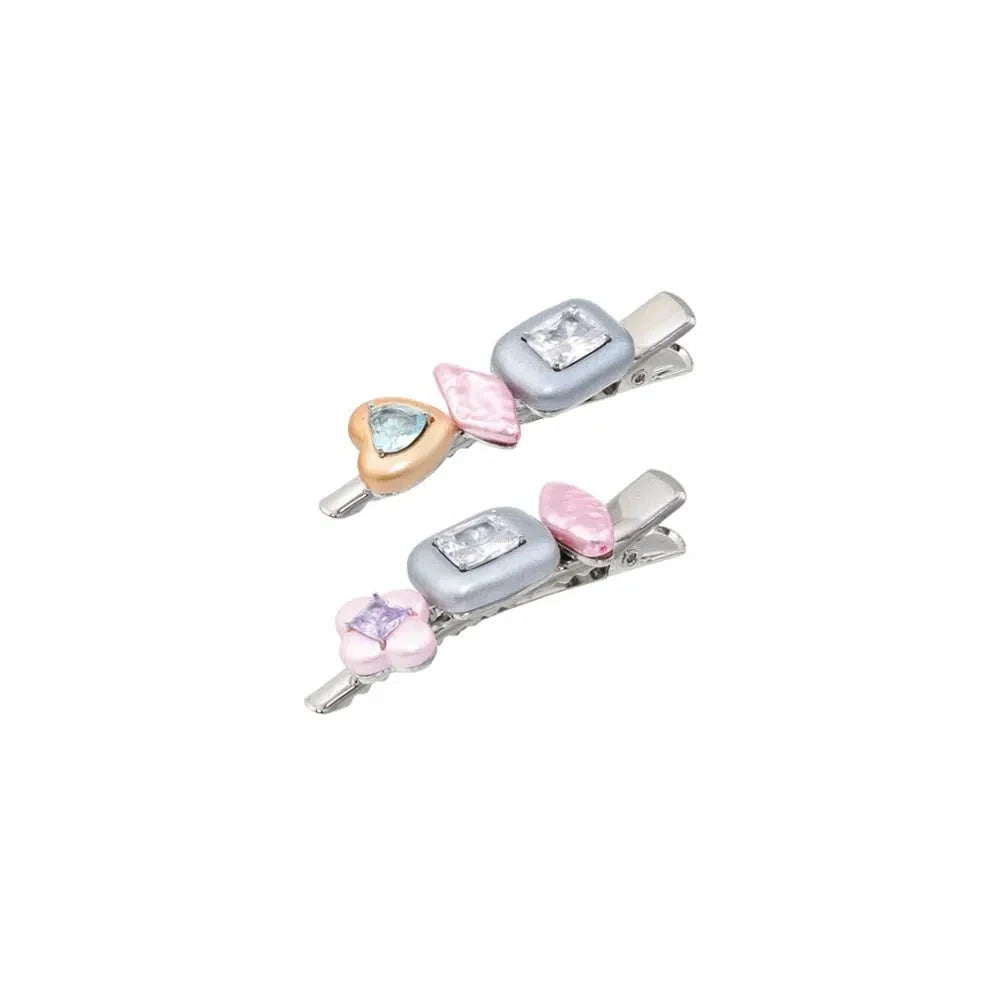 Colored Zircon Hair Clip