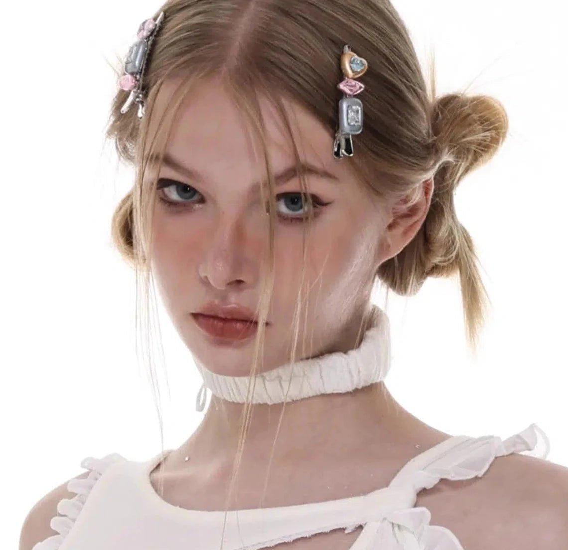 Colored Zircon Hair Clip