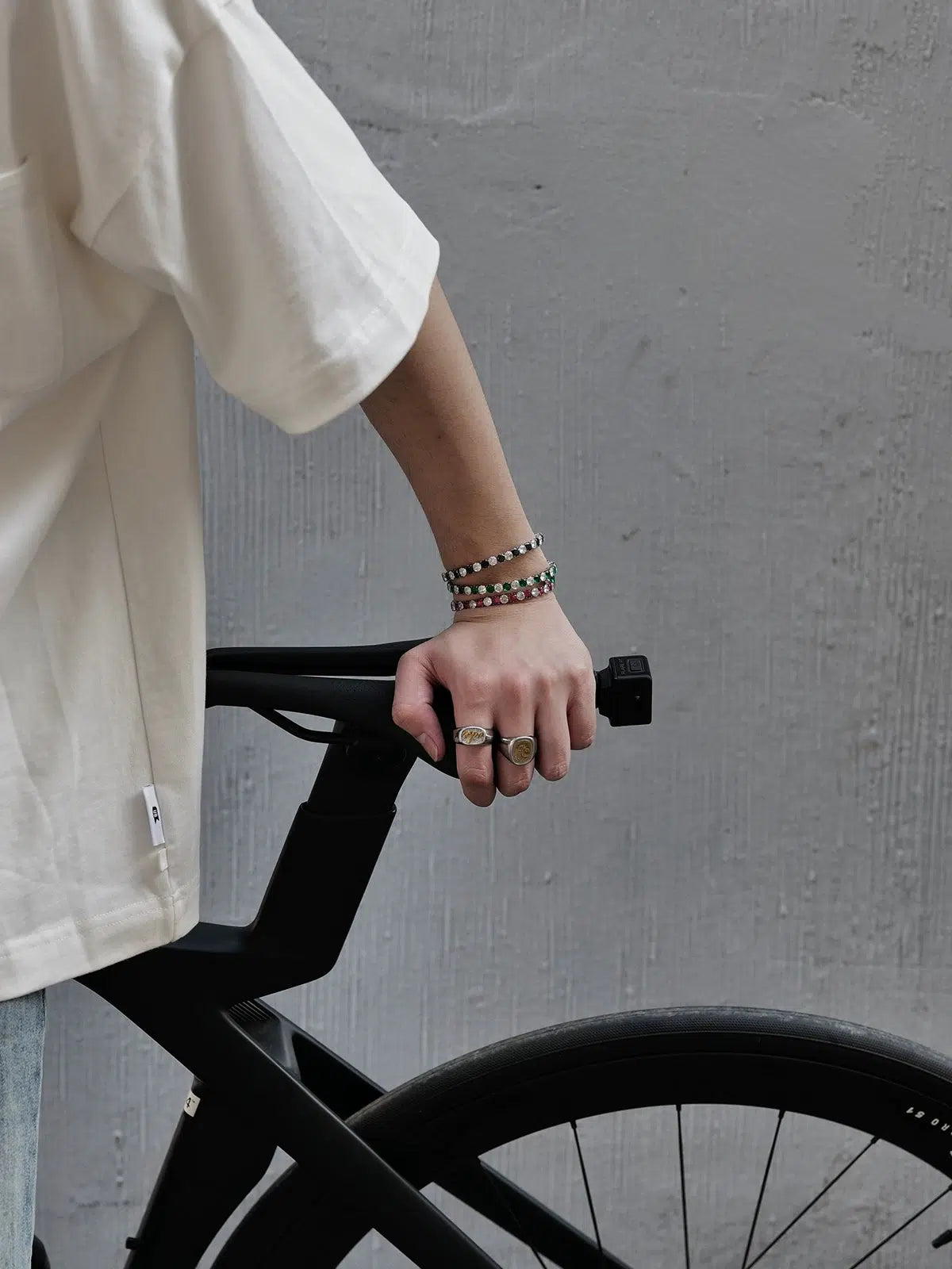 Colored Zircon Open Bracelet