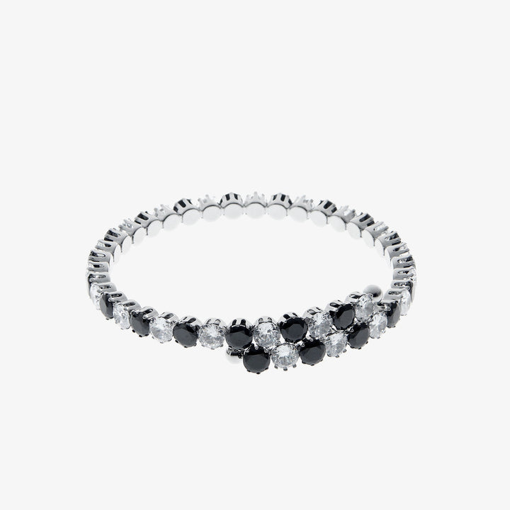 Colored Zircon Open Bracelet