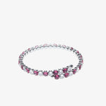 Colored Zircon Open Bracelet