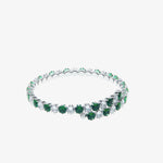 Colored Zircon Open Bracelet