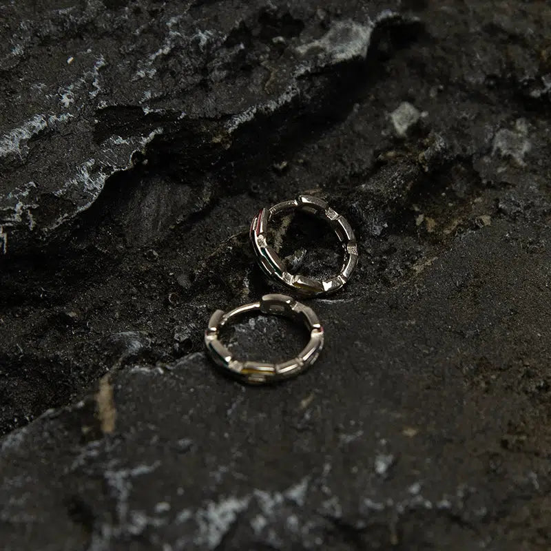 Colorful Chain Hoop Earrings