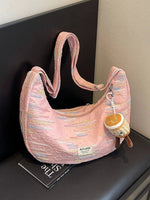 Colorful Embroidered Quilted Shoulder Bag