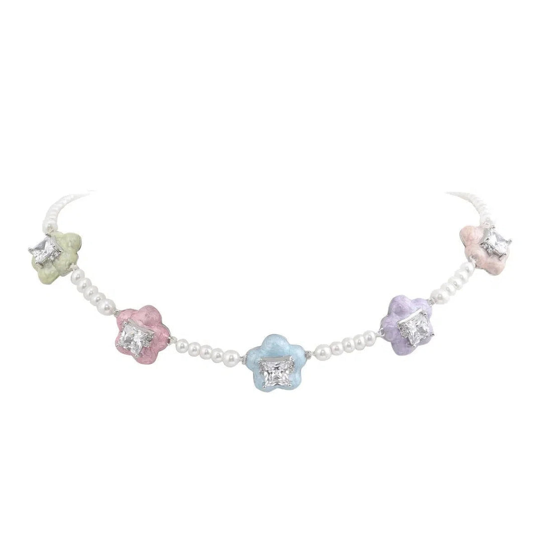 Colorful Flower Necklace