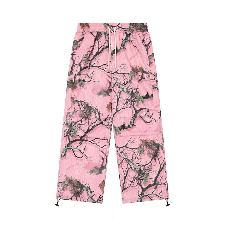Colorful Graffiti Wide-leg Jeans