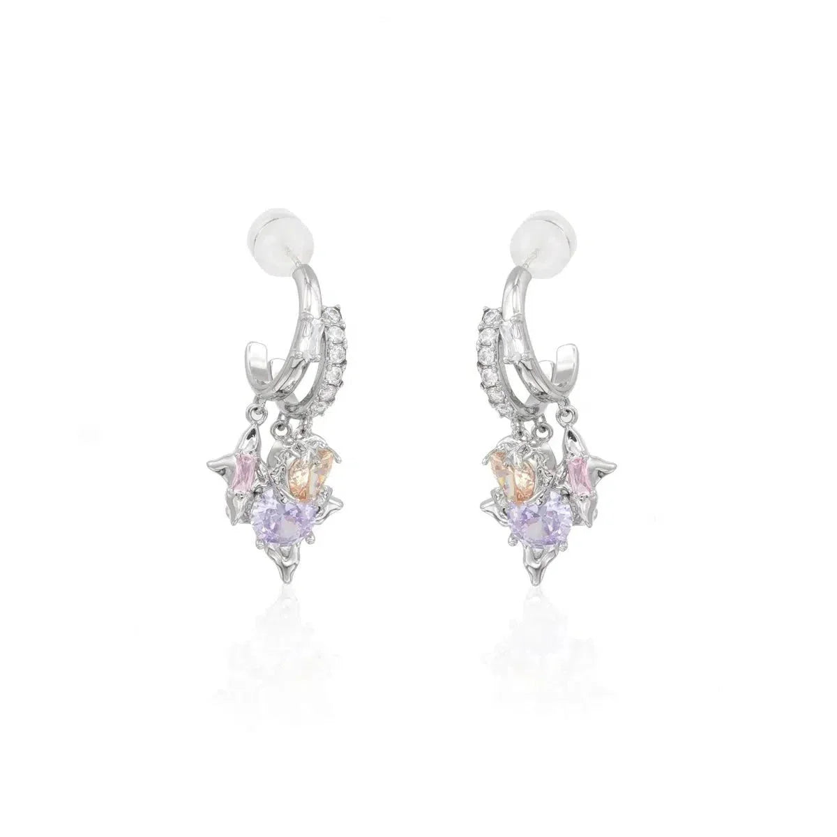 Colorful Zircon Earrings