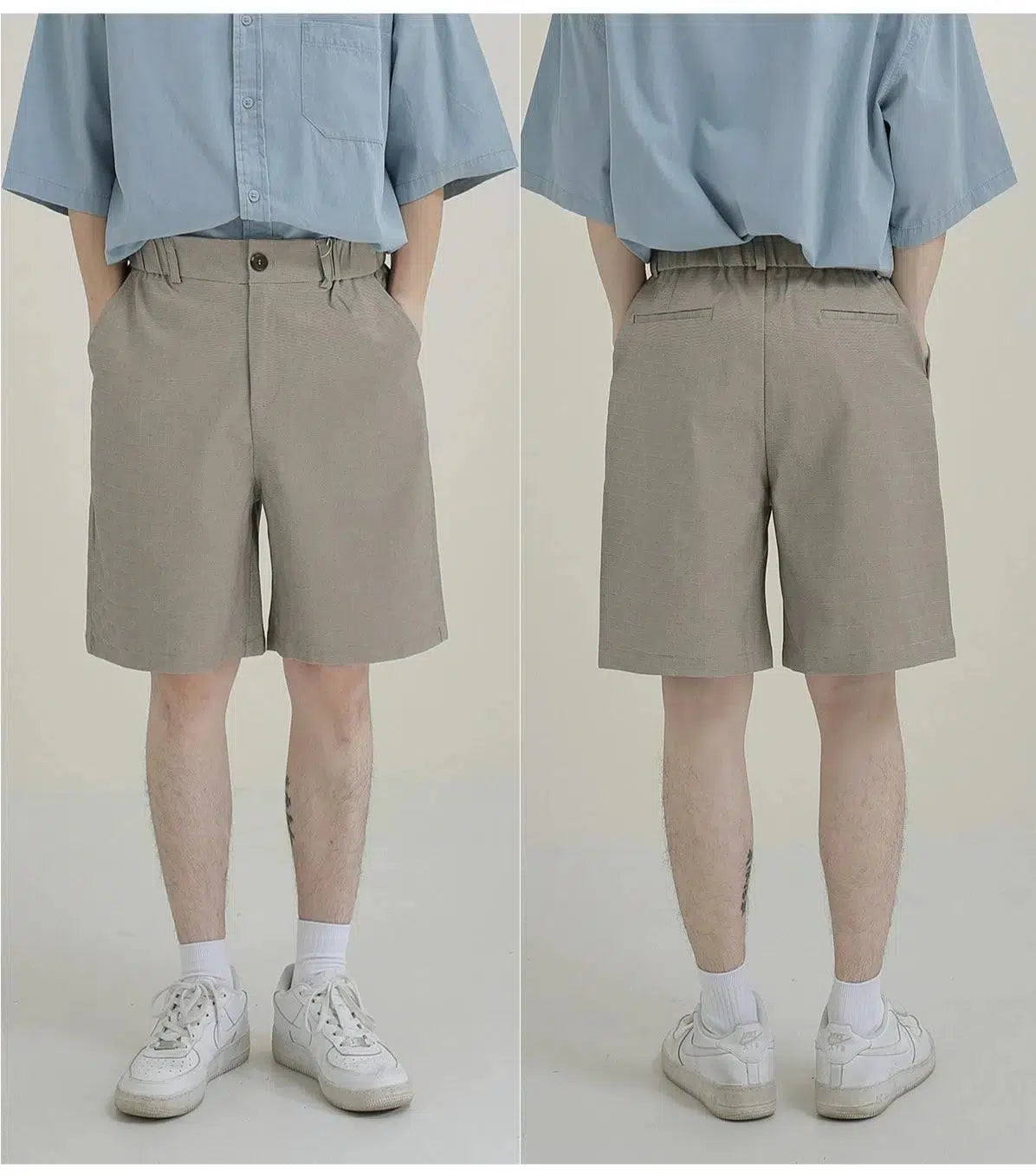Comfort Fit Knee-Length Casual Shorts