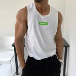 Comfort Fit Printed Sleeveless Vest