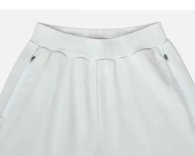 Comfort Stretch Zipper Pocket Shorts
