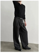 Comfortable Wide-leg Pleated Pants