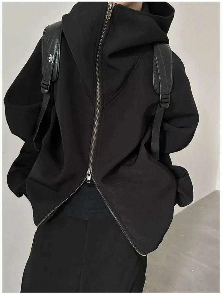 Contemporary Hoodie Wide-Leg Pants Suit