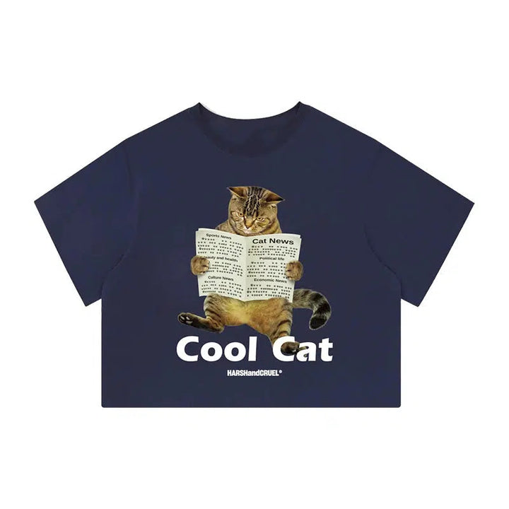 Cool Cat Graphic T-shirt