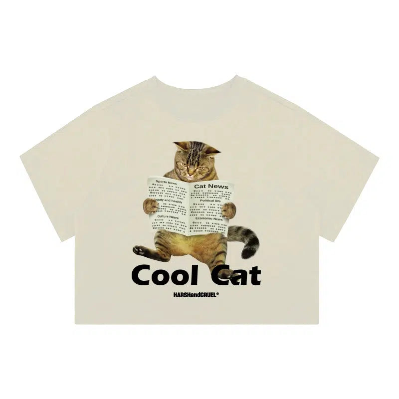 Cool Cat Graphic T-shirt