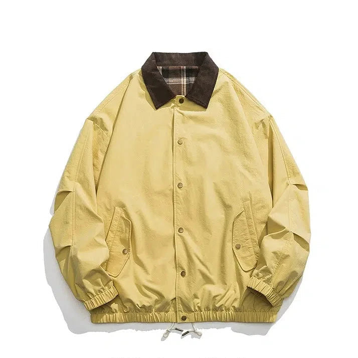 Corduroy Collar Bomber Jacket