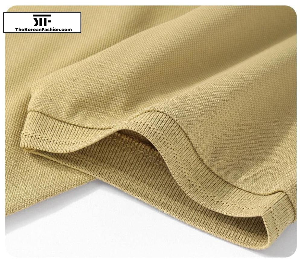 Cotton Basic Polo Breathable T-Shirt