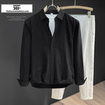 Cotton Long Sleeve Lapel Shirt