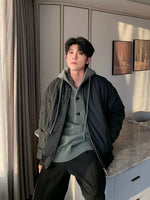 Cotton Padded Baseball Jacket