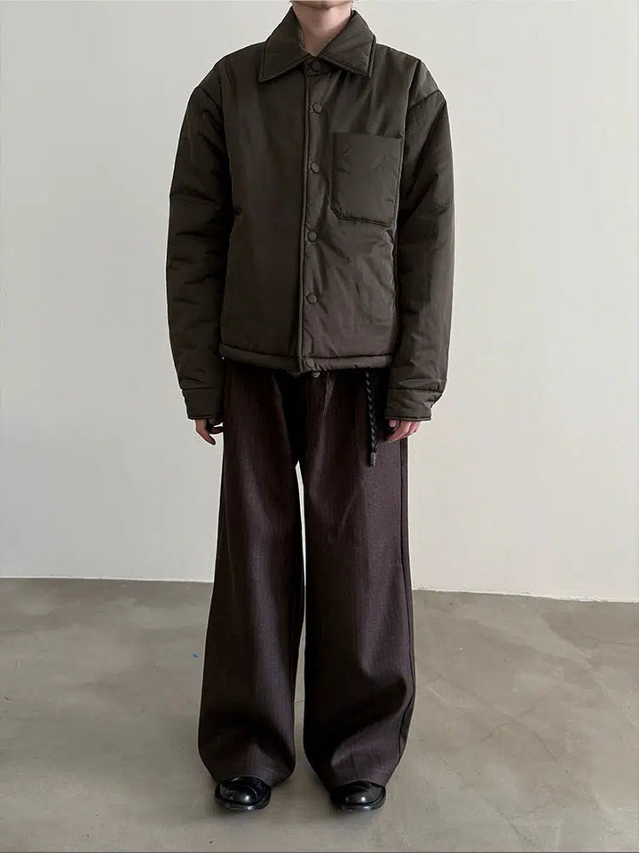 Cotton Padded Bomber Jacket