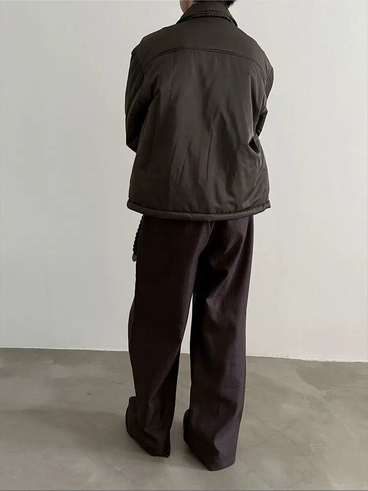 Cotton Padded Bomber Jacket