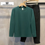 Cotton Round Neck Bottoming Shirt