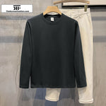 Cotton Round Neck Bottoming Shirt