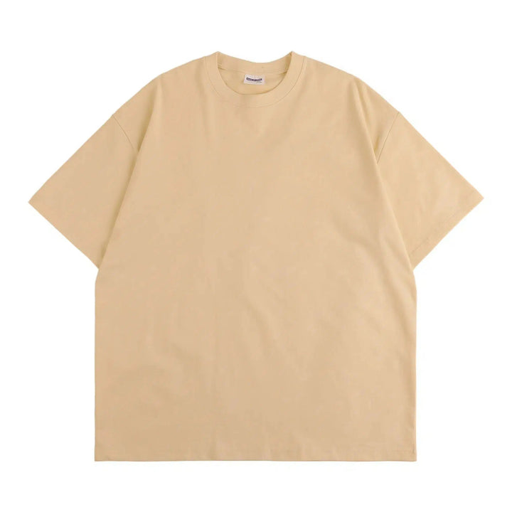 Cotton Short-Sleeve Round Neck T-Shirt