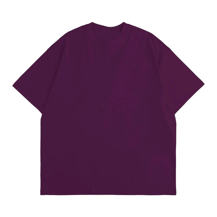 Cotton Short-Sleeve Round Neck T-Shirt