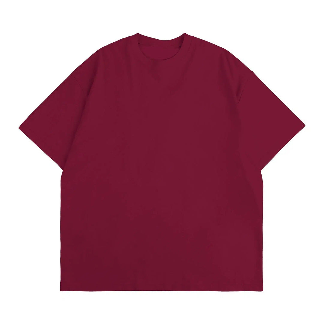Cotton Short-Sleeve Round Neck T-Shirt