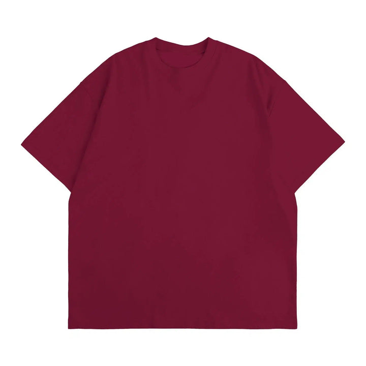 Cotton Short-Sleeve Round Neck T-Shirt