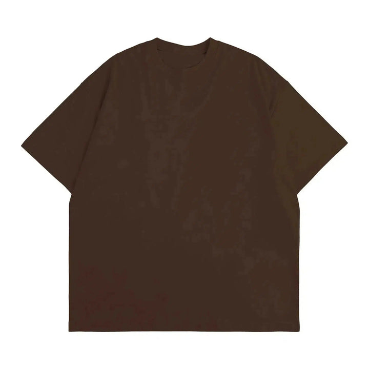 Cotton Short-Sleeve Round Neck T-Shirt