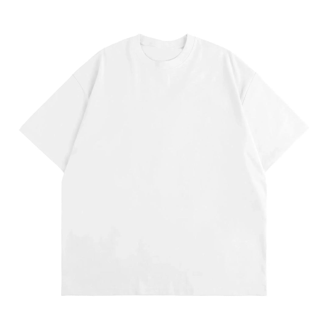 Cotton Short-Sleeve Round Neck T-Shirt