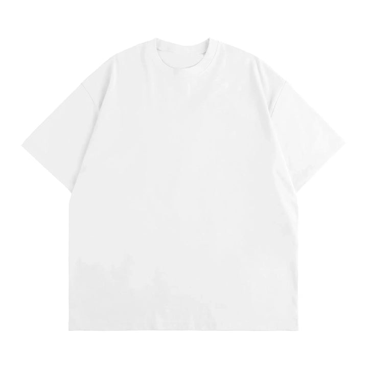 Cotton Short-Sleeve Round Neck T-Shirt