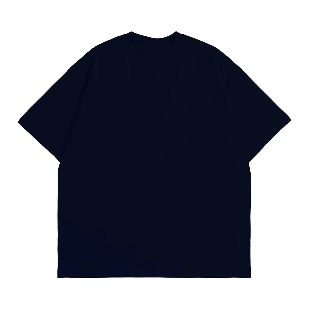 Cotton Short-Sleeve Round Neck T-Shirt
