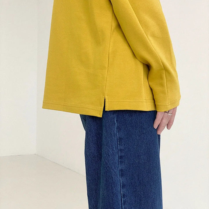 Cotton Turtleneck Bottoming Shirt
